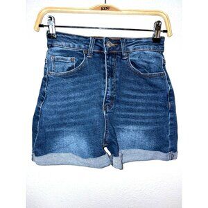 Wax Jean Collection High-Rise Denim Shorts Size S